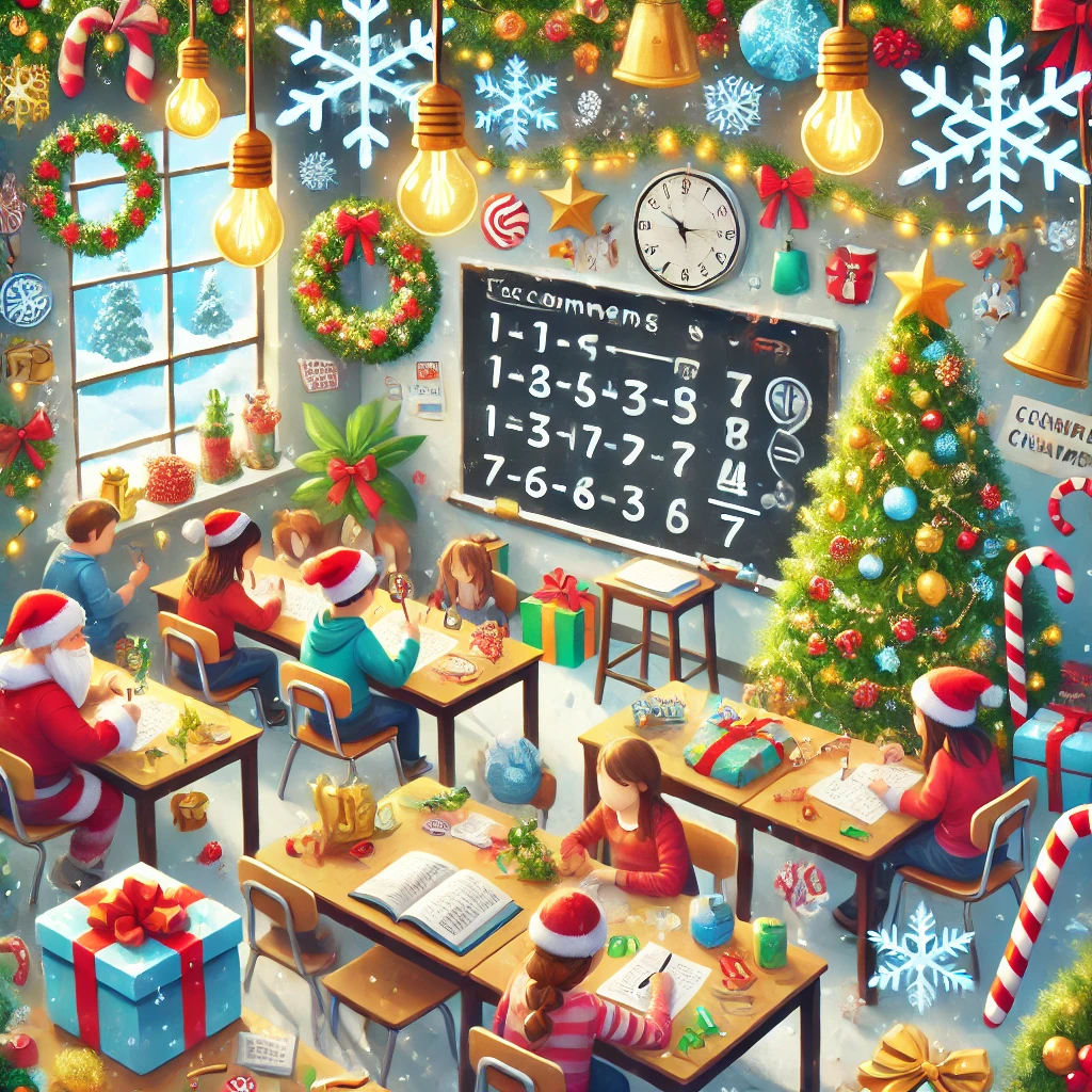 Holiday Math Escape Room Activity